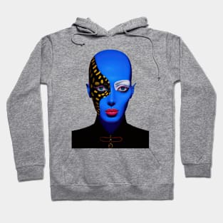 Divided Persona: Blue Mystique Hoodie